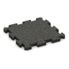 Klickfliese von WARCO im Farbdesign Dunkelgrauer Granit mit den Abmessungen 50 x 50 x 4 cm | 0,25 m². Produktfoto von Artikel 2845 in der Aufsicht von schräg vorne.