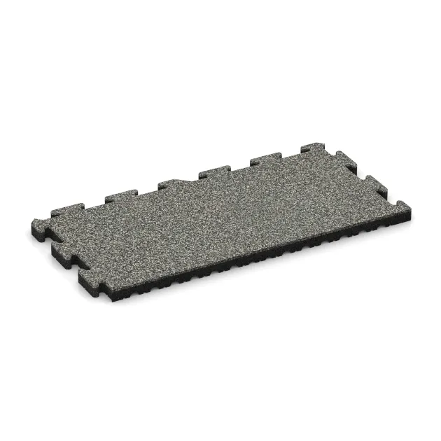 Piastra perimetrale von WARCO im Farbdesign Granito classico mit den Abmessungen 1000 x 485 x 40 mm. Produktfoto von Artikel 5100 in der Aufsicht von schräg vorne.