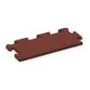 Piastra perimetrale von WARCO im Farbdesign Rosso mattone mit den Abmessungen 500 x 235 x 18 mm. Produktfoto von Artikel 4806 in der Aufsicht von schräg vorne.