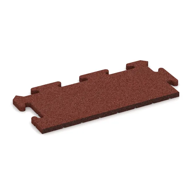 Piastra perimetrale von WARCO im Farbdesign Rosso mattone mit den Abmessungen 500 x 235 x 18 mm. Produktfoto von Artikel 4806 in der Aufsicht von schräg vorne.
