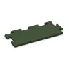 Randplatte von WARCO im Farbdesign Grasgrün mit den Abmessungen 500 x 235 x 18 mm. Produktfoto von Artikel 4809 in der Aufsicht von schräg vorne.