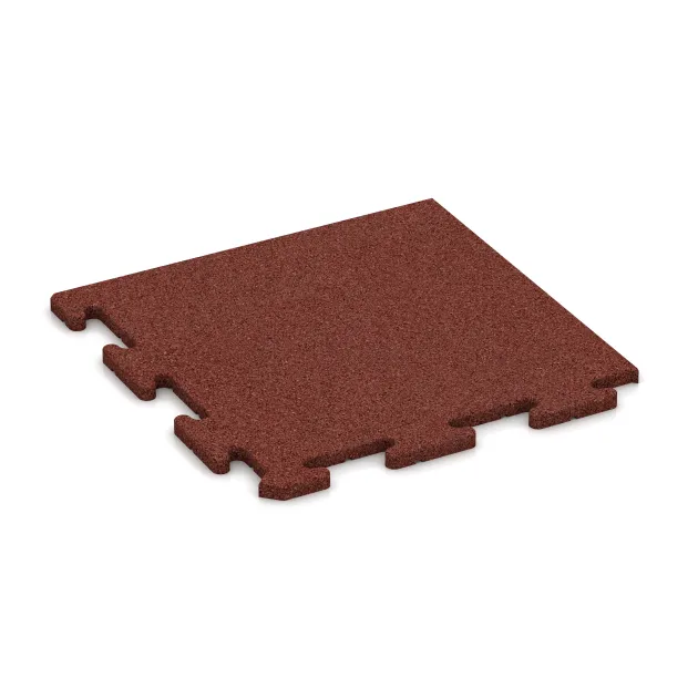 Dalle d’angle HD de WARCO en couleur Rouge brique au format 485 x 485 x 18 mm. La photo de l’article 4844 dans la vue complète de face.