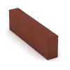 Gradino in gomma granulare von WARCO im Farbdesign Rosso mattone mit den Abmessungen 100 x 30 x 15 cm. Produktfoto von Artikel 7029 in der Aufsicht von schräg vorne.