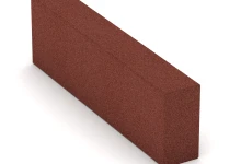 Blockstufe aus Gummigranulat