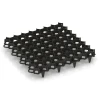 Griglia in plastica per ghiaia von WARCO im Farbdesign Nero opaco mit den Abmessungen 47,6 x 47,6 x 4 cm | 0,23 m². Produktfoto von Artikel 5207 in der Aufsicht von schräg vorne.