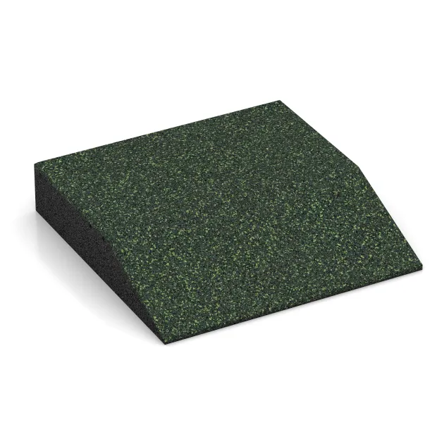 Lastra laterale (uno lato smussato) von WARCO im Farbdesign Prato Inglese mit den Abmessungen 500 x 500 x 100 mm. Produktfoto von Artikel 3812 in der Aufsicht von schräg vorne.