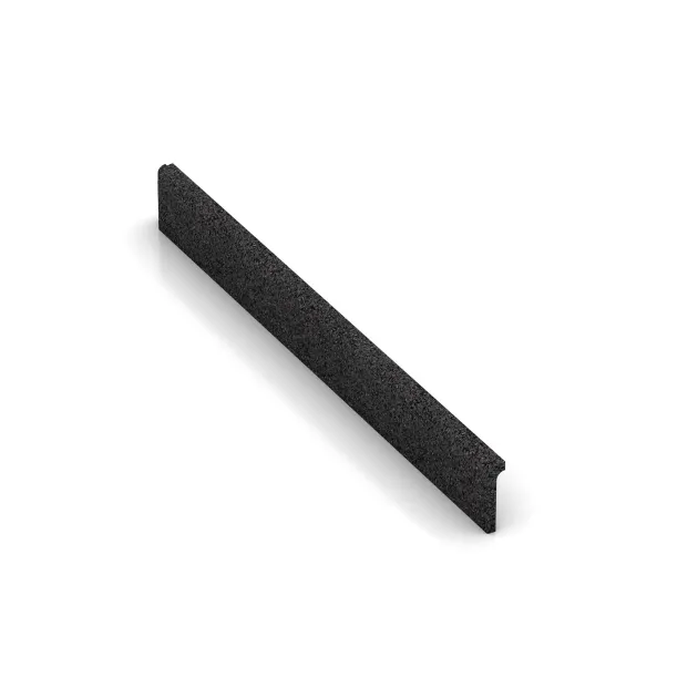 Plinthe de WARCO en couleur Anthracite au format 750 x 80 x 20 mm. La photo de l’article 2263 dans la vue complète de face.