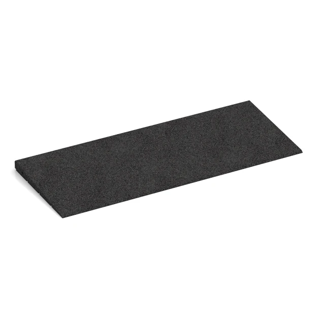 Rampa da soglia 75 cm von WARCO im Farbdesign Antracite mit den Abmessungen 75 x 30 cm | 8 < 30 mm. Produktfoto von Artikel 2348 in der Aufsicht von schräg vorne.