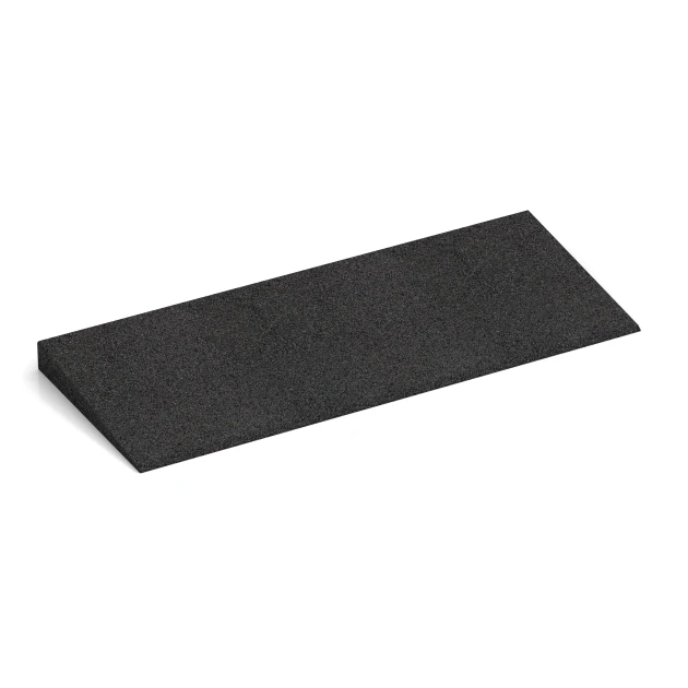 Rampa di soglia 75 cm von WARCO im Farbdesign Antracite mit den Abmessungen 75 x 30 cm | 8 < 45 mm. Produktfoto von Artikel 2468 in der Aufsicht von schräg vorne.