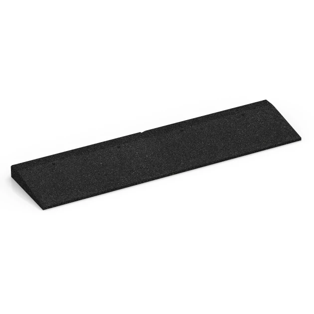 Rampa per soglia von WARCO im Farbdesign Antracite mit den Abmessungen 100 × 25 cm | 1 < 5 cm. Produktfoto von Artikel 6598 in der Aufsicht von schräg vorne.