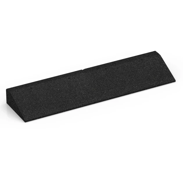 Rampa per soglia von WARCO im Farbdesign Antracite mit den Abmessungen 100 × 25 cm | 1 < 10 cm. Produktfoto von Artikel 6603 in der Aufsicht von schräg vorne.