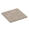 Motif bloc – Dalle clipsable de WARCO en couleur Vanille au format 38,5 x 38,5 x 2 cm. La photo de l’article 6331 dans la vue complète de face.
