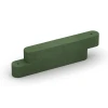 Cordolo in gomma von WARCO im Farbdesign Verde erba mit den Abmessungen 100 x 15 x 30 cm. Produktfoto von Artikel 6641 in der Aufsicht von schräg vorne.