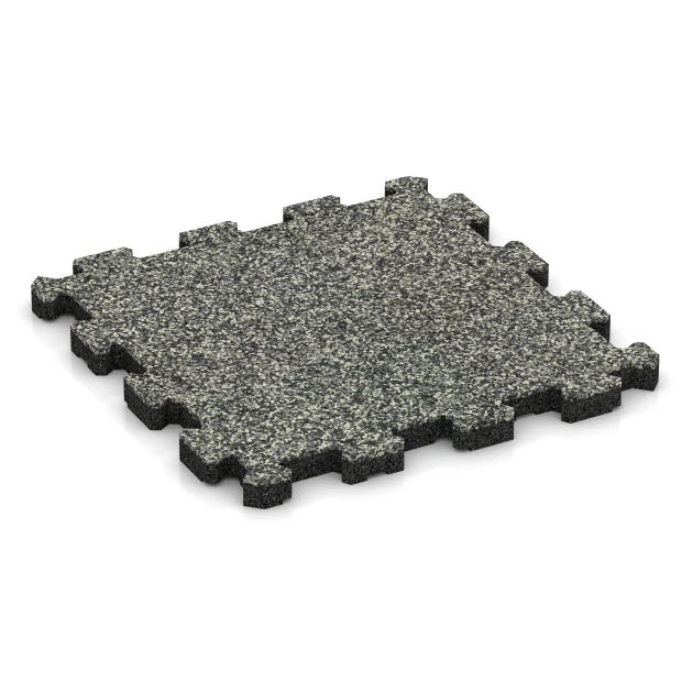 Tappetino Fitness Premium 2 cm von WARCO im Farbdesign Granito grigio mit den Abmessungen 30,6 x 30,6 x 2 cm | 0,094 m². Produktfoto von Artikel 3721 in der Aufsicht von schräg vorne.