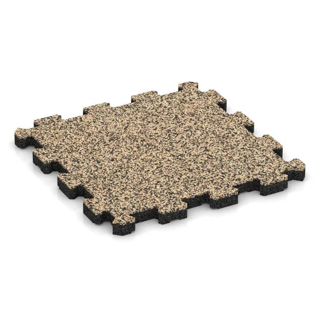 Mattonella da esterno von WARCO im Farbdesign Travertino mit den Abmessungen 30,6 x 30,6 x 2 cm | 0,094 m². Produktfoto von Artikel 3735 in der Aufsicht von schräg vorne.