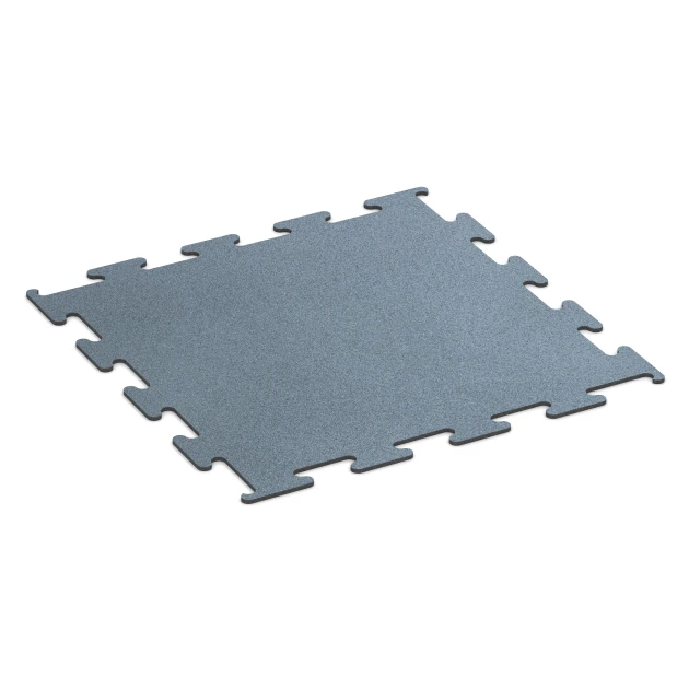 Fitness Performance Elite Trainingsboden von WARCO im Farbdesign Altsilber mit den Abmessungen 100 x 100 x 1 cm | 1,00 m². Produktfoto von Artikel 6158 in der Aufsicht von schräg vorne.