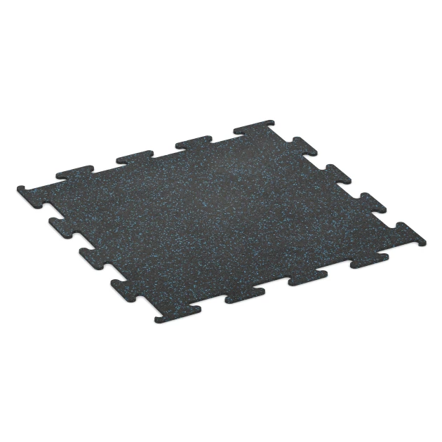 Fitness Performance Elite pavimento sportivo von WARCO im Farbdesign Azzurro leggermente punteggiato mit den Abmessungen 100 x 100 x 1 cm | 1,00 m². Produktfoto von Artikel 3754 in der Aufsicht von schräg vorne.