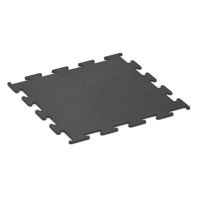 Fitness Performance Elite pavimento sportivo von WARCO im Farbdesign Antracite mit den Abmessungen 100 x 100 x 1,5 cm | 1,00 m². Produktfoto von Artikel 3747 in der Aufsicht von schräg vorne.