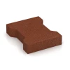 Autobloccanti von WARCO im Farbdesign Rosso mattone mit den Abmessungen 20 × 16,5 × 4,3 cm | 0,0278 m². Produktfoto von Artikel 4460 in der Aufsicht von schräg vorne.