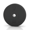 Bumper Plate von WARCO im Farbdesign Antracite mit den Abmessungen 15 kg | ø 45,4 x 8,61 cm. Produktfoto von Artikel 6086 in der Aufsicht von schräg vorne.
