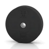 Bumper Plate Slim von WARCO im Farbdesign Antracite mit den Abmessungen 25 kg | ø 45,4 x 11,38 cm. Produktfoto von Artikel 6090 in der Aufsicht von schräg vorne.