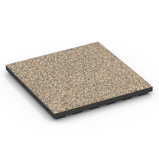 Dalle de terrasse Classic de WARCO en couleur Travertin au format 50 x 50 x 4 cm | 0,25 m². La photo de l’article 6369 dans la vue complète de face.