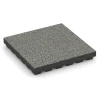 Piastrella antitrauma EPDM – 210 cm von WARCO im Farbdesign Granito grigio mit den Abmessungen 50 x 50 x 7 cm | 0,25 m². Produktfoto von Artikel 6441 in der Aufsicht von schräg vorne.