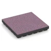 Piastrella antitrauma EPDM – 210 cm von WARCO im Farbdesign Lavanda mit den Abmessungen 50 x 50 x 7 cm | 0,25 m². Produktfoto von Artikel 6445 in der Aufsicht von schräg vorne.