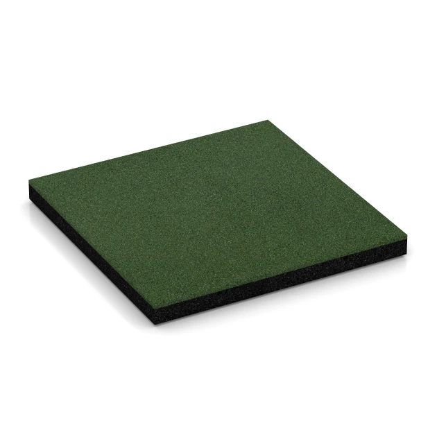 Dalles amortissantes de WARCO en couleur Vert herbe au format 50 x 50 x 4,5 cm. La photo de l’article 6199 dans la vue complète de face.