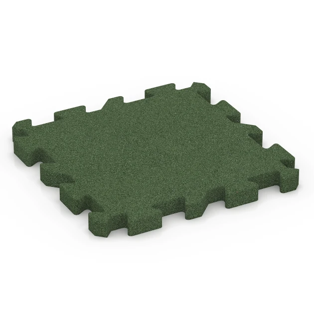 Gehwegplatte von WARCO im Farbdesign Grasgrün mit den Abmessungen 50 x 50 x 4 cm | 0,25 m². Produktfoto von Artikel 6628 in der Aufsicht von schräg vorne.