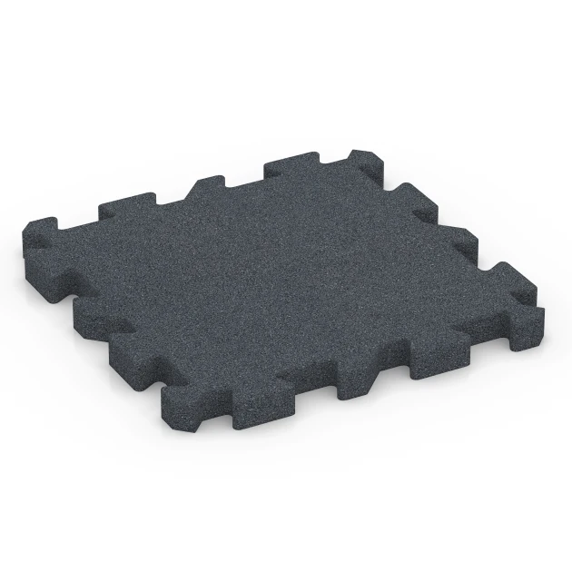 Ballspielplatte von WARCO im Farbdesign Schiefergrau mit den Abmessungen 50 x 50 x 4 cm | 0,25 m². Produktfoto von Artikel 6983 in der Aufsicht von schräg vorne.