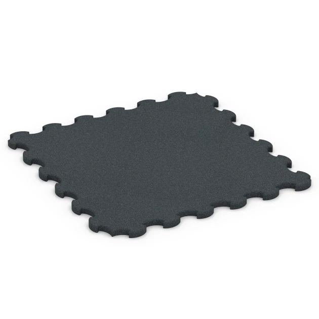 Tappetino Protettivo Fitness von WARCO im Farbdesign Antracite mit den Abmessungen 102,5 x 102,5 x 3 cm | 1,05 m². Produktfoto von Artikel 6322 in der Aufsicht von schräg vorne.