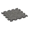 Fitness Active pavimento von WARCO im Farbdesign Granito grigio scuro mit den Abmessungen 44,6 x 44,6 x 1,8 cm. Produktfoto von Artikel 6823 in der Aufsicht von schräg vorne.