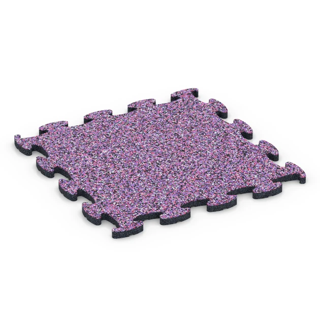 Piastrelle balcone gomma von WARCO im Farbdesign Lavanda mit den Abmessungen 44,6 x 44,6 x 1,8 cm. Produktfoto von Artikel 6792 in der Aufsicht von schräg vorne.