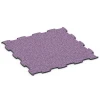 Fitness Max Floor System von WARCO im Farbdesign Lavanda mit den Abmessungen 44,6 x 44,6 x 1,8 cm. Produktfoto von Artikel 6864 in der Aufsicht von schräg vorne.