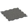 Hundesportboden von WARCO im Farbdesign Dunkelgrauer Granit mit den Abmessungen 97,1 x 97,1 × 1,8 cm. Produktfoto von Artikel 6805 in der Aufsicht von schräg vorne.