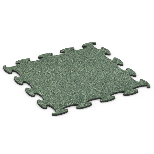 Fitness Active pavimento von WARCO im Farbdesign Prato inglese mit den Abmessungen 98 x 98 × 1,8 cm. Produktfoto von Artikel 6834 in der Aufsicht von schräg vorne.