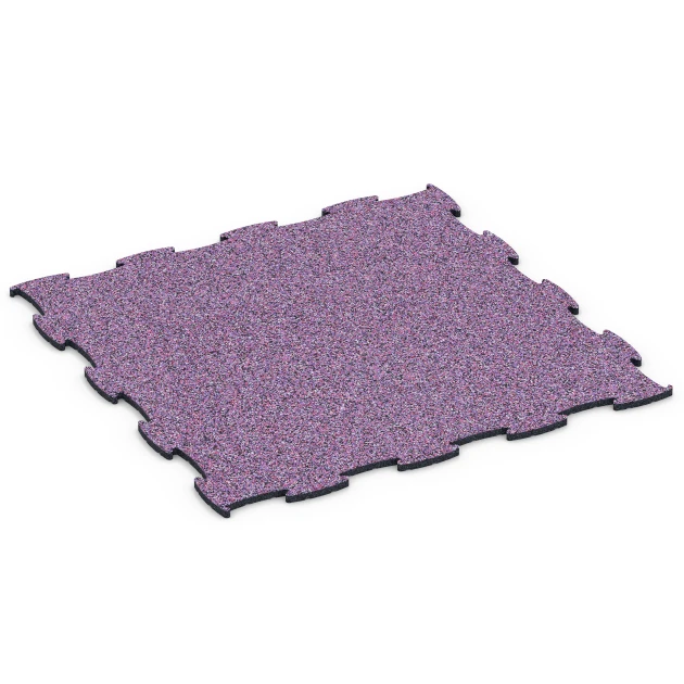 Hundesportboden von WARCO im Farbdesign Lavendel mit den Abmessungen 97,1 x 97,1 x 1,8 cm | 0,94 m². Produktfoto von Artikel 6810 in der Aufsicht von schräg vorne.