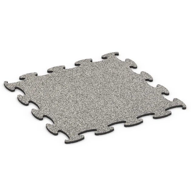 Dalle clipsable sol d'exposition de WARCO en couleur Granit gris au format 98 x 98 × 1,8 cm. La photo de l’article 6923 dans la vue complète de face.