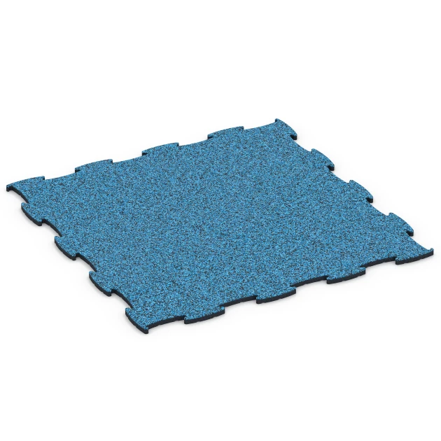 Messeboden Klickfliese von WARCO im Farbdesign Atlantik mit den Abmessungen 97,1 x 97,1 x 1,8 cm | 0,94 m². Produktfoto von Artikel 6929 in der Aufsicht von schräg vorne.