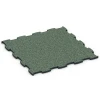 Fitness Active Floor System von WARCO im Farbdesign Englischer Rasen mit den Abmessungen 97,1 x 97,1 x 2,8 cm | 0,94 m². Produktfoto von Artikel 6852 in der Aufsicht von schräg vorne.