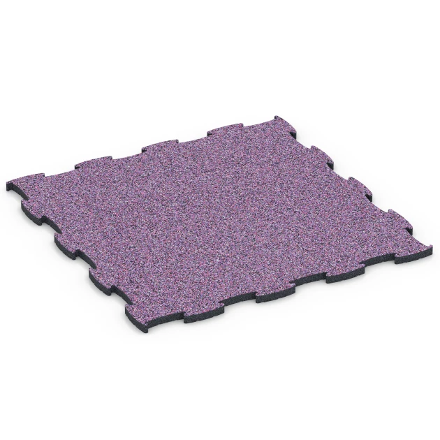 Fitness Active pavimento von WARCO im Farbdesign Lavanda mit den Abmessungen 97,1 x 97,1 x 2,8 cm. Produktfoto von Artikel 6855 in der Aufsicht von schräg vorne.
