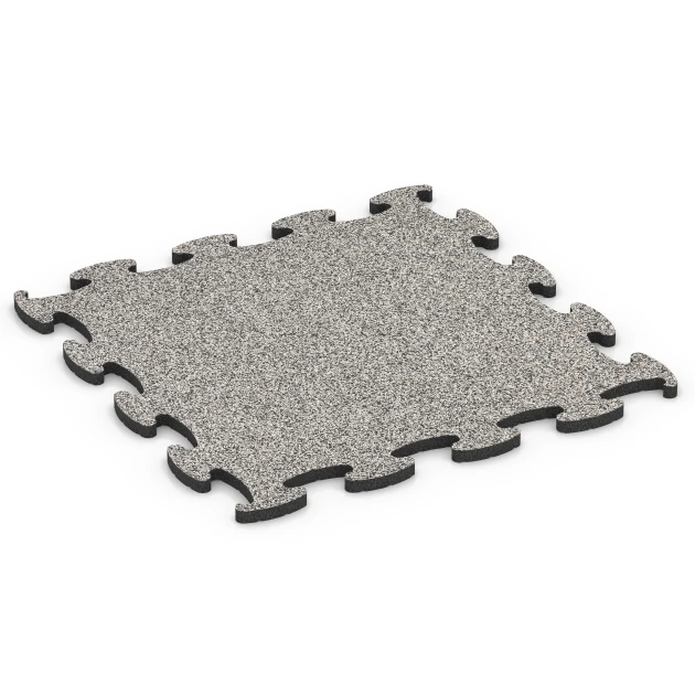 Dalle Fitness Max de WARCO en couleur Granit gris au format 98 x 98 x 2,8 cm. La photo de l’article 6887 dans la vue complète de face.