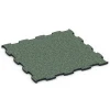 Fitness Max Floor System von WARCO im Farbdesign Englischer Rasen mit den Abmessungen 97,1 x 97,1 x 2,8 cm | 0,94 m². Produktfoto von Artikel 6888 in der Aufsicht von schräg vorne.