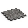 Piastrella balcone in gomma von WARCO im Farbdesign Granito grigio scuro mit den Abmessungen 30 x 30 x 1,8 cm. Produktfoto von Artikel 6814 in der Aufsicht von schräg vorne.