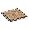 Piastrella balcone in gomma von WARCO im Farbdesign Terracotta mit den Abmessungen 30 x 30 x 1,8 cm. Produktfoto von Artikel 6817 in der Aufsicht von schräg vorne.