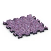 Piastrella balcone in gomma von WARCO im Farbdesign Lavanda mit den Abmessungen 28,9 x 28,9 x 1,8 cm. Produktfoto von Artikel 6819 in der Aufsicht von schräg vorne.