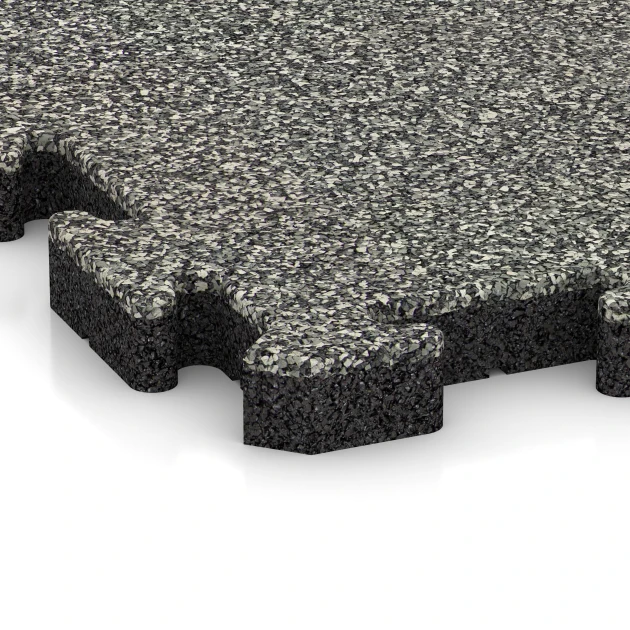 Detailaufnahme der Randausprägung von WARCO-Produkt 2919, Poolfliese, Format 50 x 50 x 4 cm | 0,25 m², Farbe Grauer Granit.