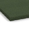 Detailaufnahme der Randausprägung von WARCO-Produkt 3642, Stallmatte HD, Format 100 x 100 x 4 cm, Farbe Grasgrün.