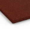 Detailaufnahme der Randausprägung von WARCO-Produkt 6647, , Format 100 x 50 x 4 cm, Farbe Rosso mattone.